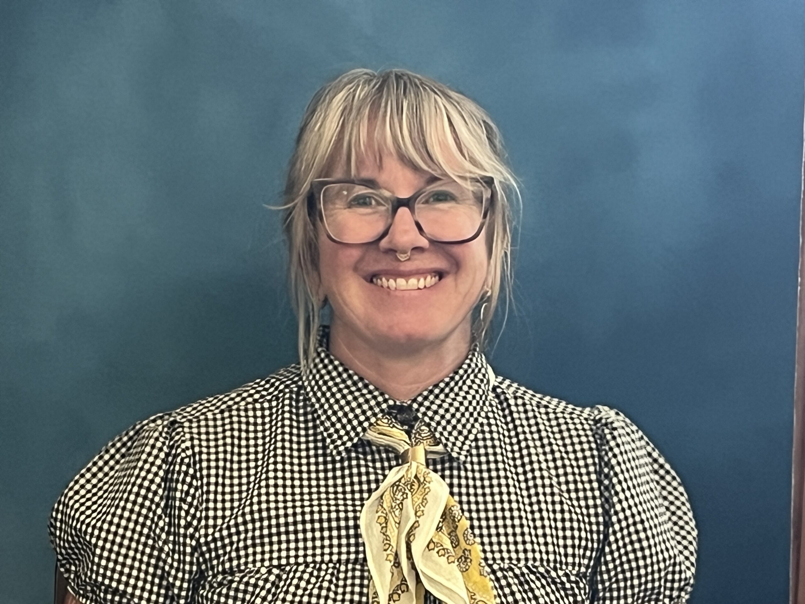 this is a photo of allison murphy, who is a teacher at sisters middle school
